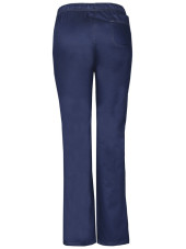 Pantalon médical Femme Cordon, Dickies, Collection "GenFlex" (DK100), couleur bleu marine vue dos