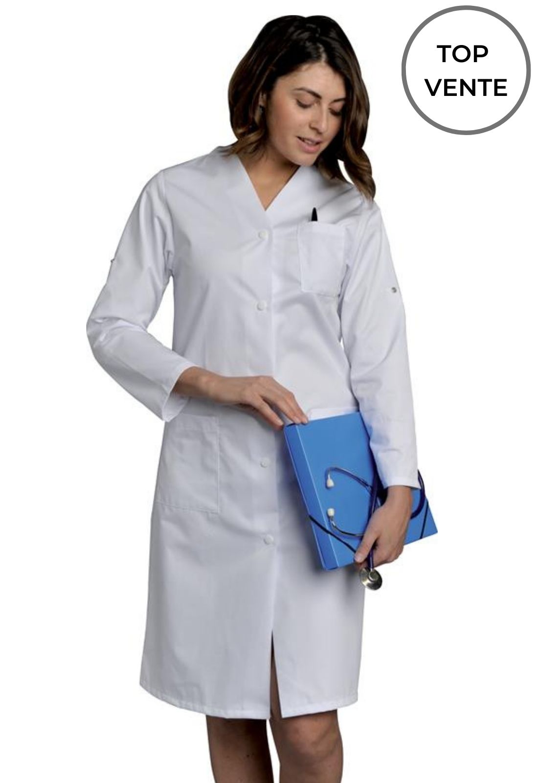 cheap white coat