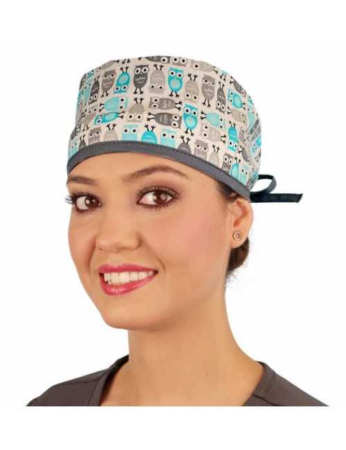 Gorra médica "Lechuzas" (210-8872-GRY)