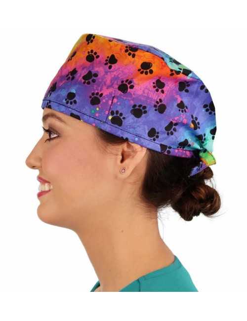 Calot médical "Arc en ciel" (210-8736) femme coté