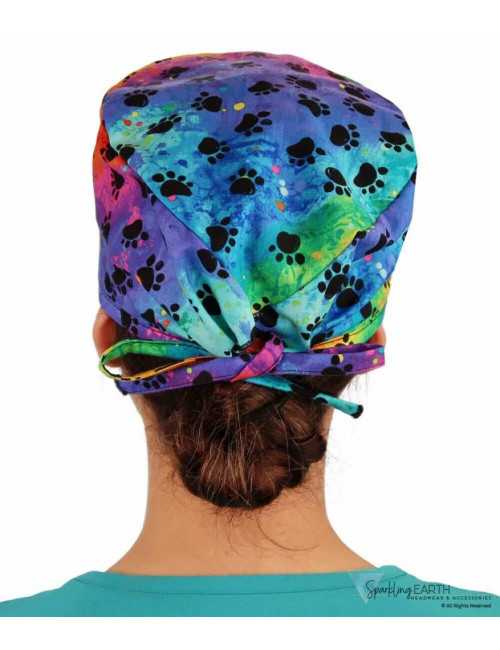 Calot médical "Arc en ciel" (210-8736) femme dos