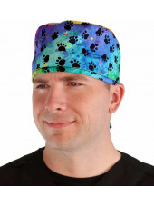 Calot médical "Arc en ciel" (210-8736) homme face