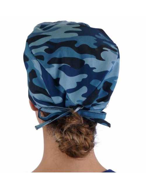 Gorra médica "Camuflaje azul" (210-8858)