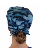 Gorra médica "Camuflaje azul" (210-8858)