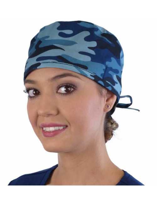 Gorra médica "Camuflaje azul" (210-8858)