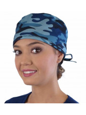 Gorra médica "Camuflaje azul" (210-8858)