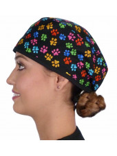 Gorra médica "Patas multicolores" (210-8686-BL)