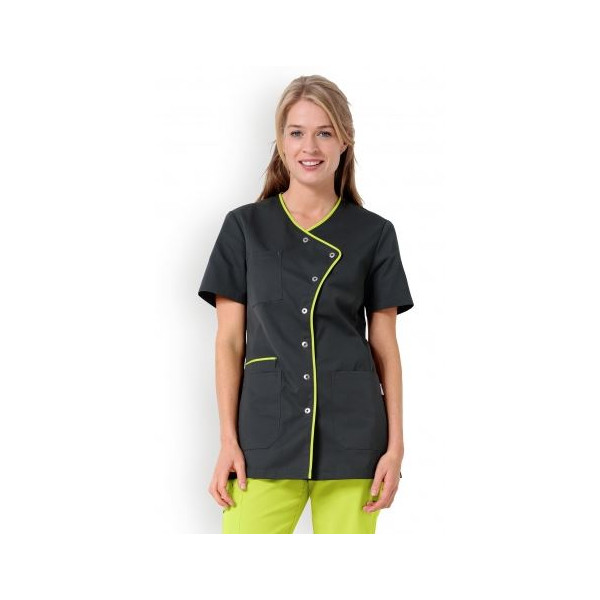 Blouse médicale femme "Eloïse", Clinic dress anis 
