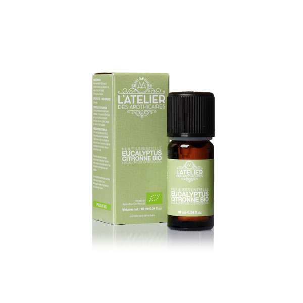 Huile essentielle Eucalyptus Citronné, L'Atelier des Apothicaires (HEAAEUCAC) vue ensemble