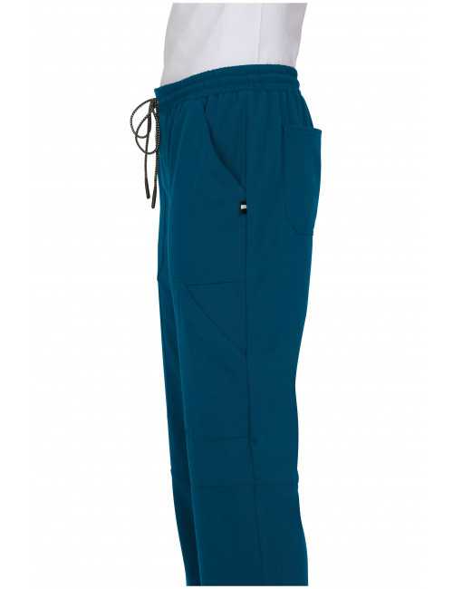 Pantalon médical Femme Koi "Good Vibe", collection Koi Next Gen (740) caraibe zoom