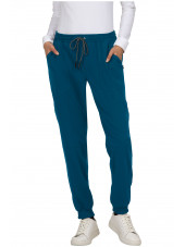 Pantalon médical Femme Koi "Good Vibe", collection Koi Next Gen (740) caraibe face