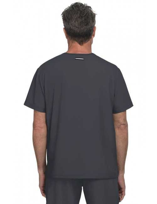 Blouse médicale Homme Koi "On call", collection Koi Next Gen (671) gris dos