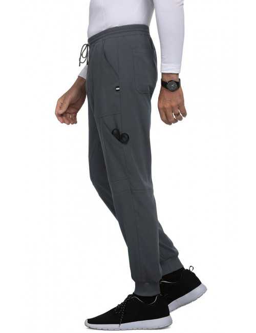 Pantalon médical Homme Koi "Day to Night", collection Koi Next Gen (608-) gris gauche