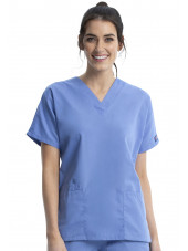 Blouse médicale Femme, 2 poches, Cherokee Workwear Originals (4700) bleu ciel