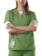 Blouse médicale Femme, 2 poches, Cherokee Workwear Originals (4700) vert