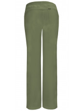 Pantalon médical élastique et cordon Antimicrobien, Cherokee collection "Infinity" (1123A), vue dos, couleur vert olive