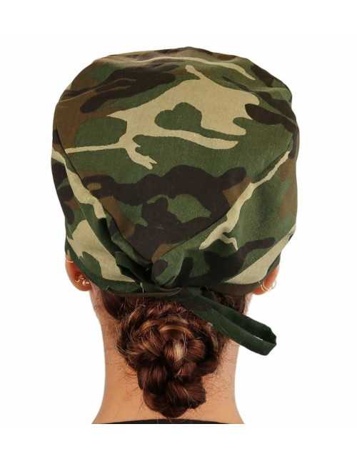 Calot médical "Camouflage militaire" (210-1021) femme face