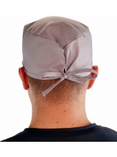 Calot médical "Gris clair " (210-1041) homme dos