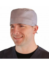 Calot médical "Gris clair " (210-1041) homme face