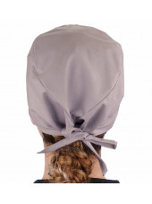 Calot médical "Gris clair " (210-1041) femme dos