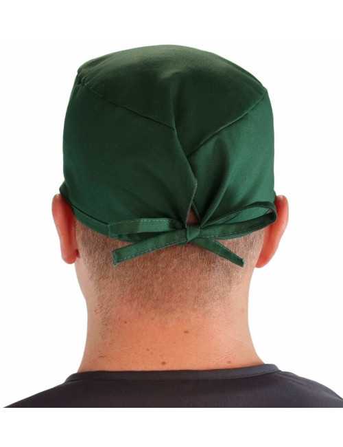 Calot médical "Vert foncé" (210-1124) homme dos