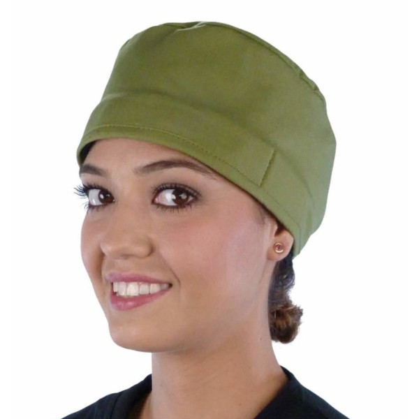 Calot médical "Olive" (210-1164) femme face