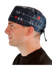 Calot médical "Battements de Coeur" (210-8107) homme coté