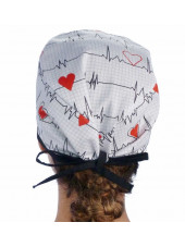 Medical cap "Heartbeat" (210-8487-BL)