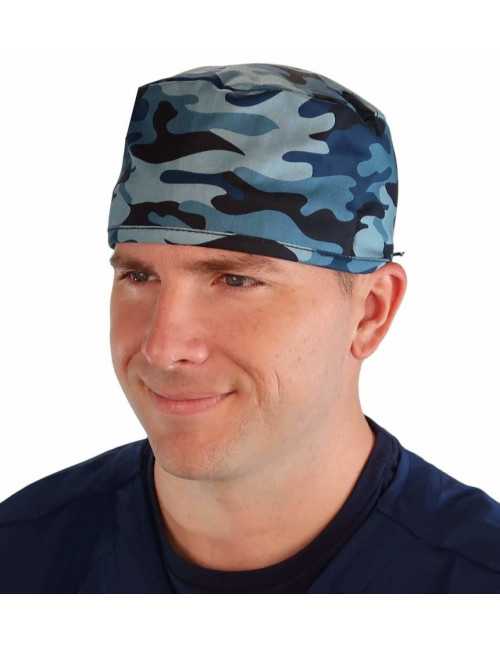 Gorra médica "Camuflaje azul" (210-8858)