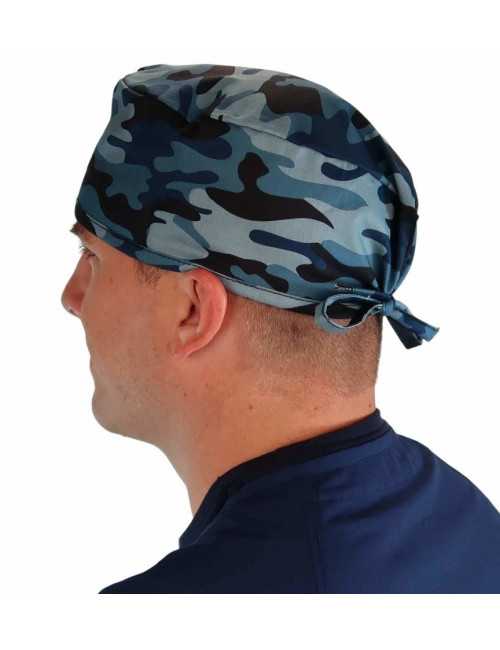 Gorra médica "Camuflaje azul" (210-8858)
