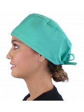 Calot médical Vert d'eau (210-1141) femme coté