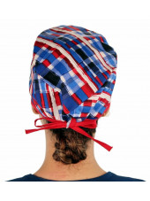 Medical Cap "Tricolour tiles" (210-8587-RE)