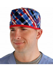Medical Cap "Tricolour tiles" (210-8587-RE)