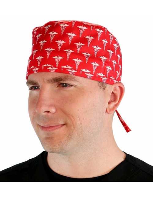 Medical Cap "Red caduceus" (210-8636)