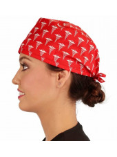 Gorra médica "Caduceo rojo" (210-8636)