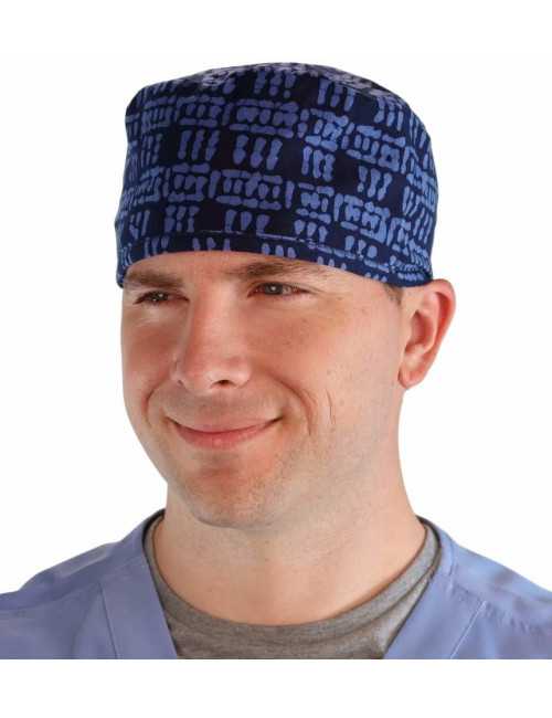 Medical Cap "Batik Blue" (210-8905)