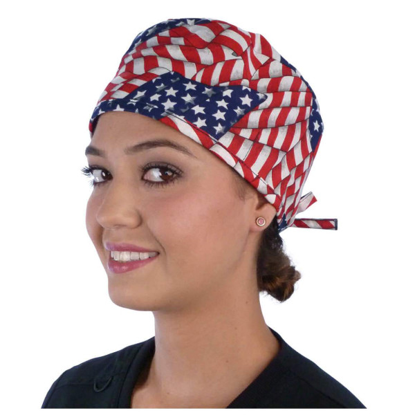 Calot médical "USA" (210-1001) femme face