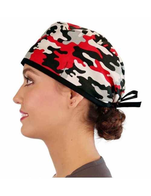 Medical cap "Red Camouflage" (210-8724)