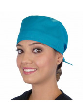 Calot médical Turquoise (210-1148) femme face
