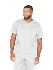 Blouse médicale 3 poches Unisexe, collection "Barco One Essentials" (BE002) blanc