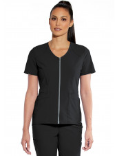 Blouse médicale femme, collection "Grey's Anatomy Edge" (GET047-) noir