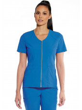 Blouse médicale femme, collection "Grey's Anatomy Edge" (GET047-) bleu royal