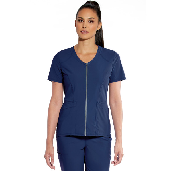 Blouse médicale femme, collection "Grey's Anatomy Edge" (GET047-) bleu marine