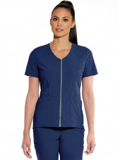 Blouse médicale femme, collection "Grey's Anatomy Edge" (GET047-) bleu marine