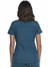 Blouse Médicale Femme Cache Coeur, Dickies "Balance" (DK840) vert caraibe dos