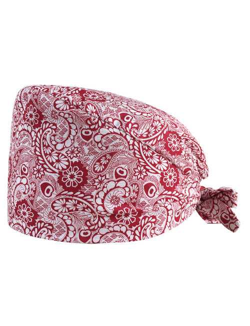 Calot médical "Arabesques rouges" (209-12125) produit