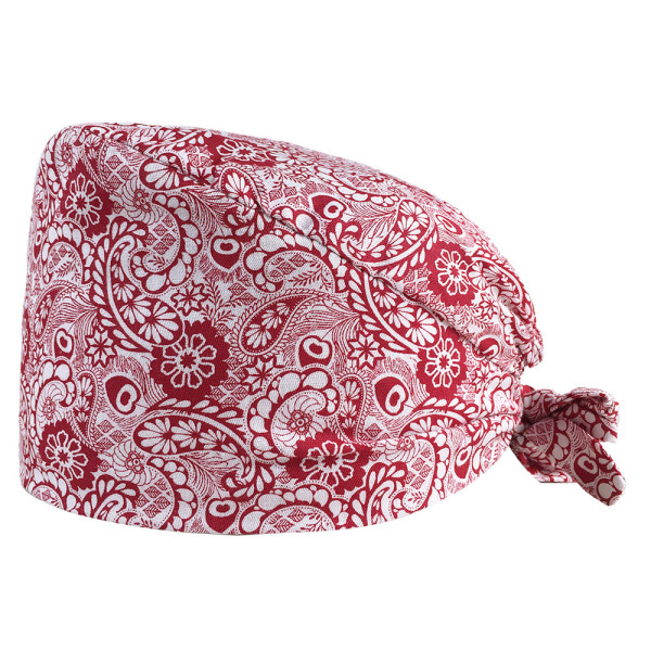 Gorro médico "Arabesques rojos" (209-12125)