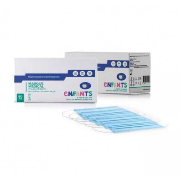 Pack of 50 - Surgical Mask type IIR Child (MASQ-CH-ENF)