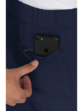 Pantalon médical Homme Koi "Make it Happen", collection Koi Next Gen (609-) bleu marine détail