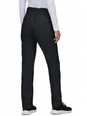 Pantalon médical Femme Koi "Sydney", collection Koi Stretch (753) noir dos